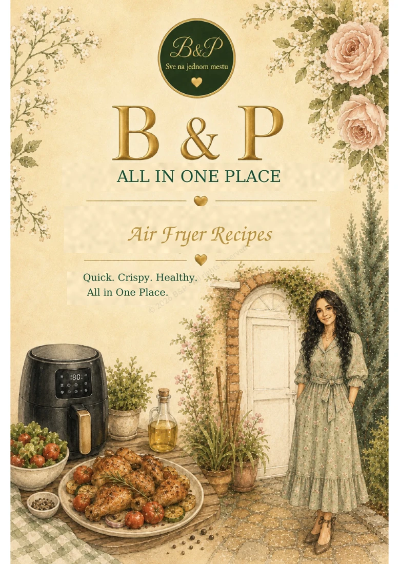 B&P Air Fryer Recipes English cookbook cover